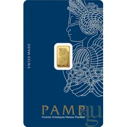1 Gramm Goldbarren PAMP