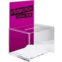 Sigel Aktionsbox mit Einwurf VA150 Transparent (B x H