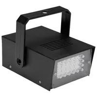 HQ Power Mini-Stroboskop mit weißen LEDs - 24 Leds - Batteriebetrieben