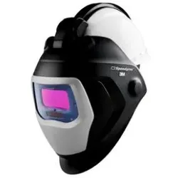 9100-QR Schweismaske mit 9100X ADF u Arbeitsschutzhelm H-701