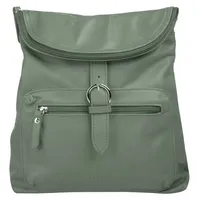 Forty° Cityrucksack echt Leder, Made in Italy grün