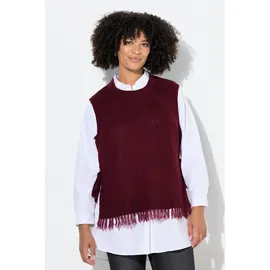 Angel Of Style by Happy Size Angel of Style Pullunder in dunkel weinrot | 50-52