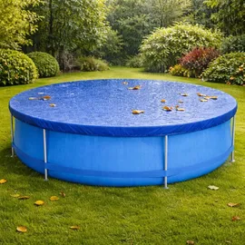 Happy People Poolabdeckung blau Ø400 cm