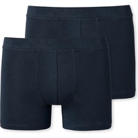 SCHIESSER Jungen Boxerhorts im Pack - Unterhose,Vorteilspack, Pants, Cotton Stretch, 140-176 Dunkelblau 152 2er