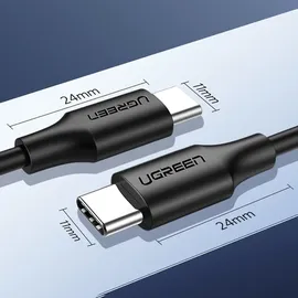 UGREEN USB-Kabel USB 2.0 USB-C® Stecker, USB-C® Stecker 2m Schwarz