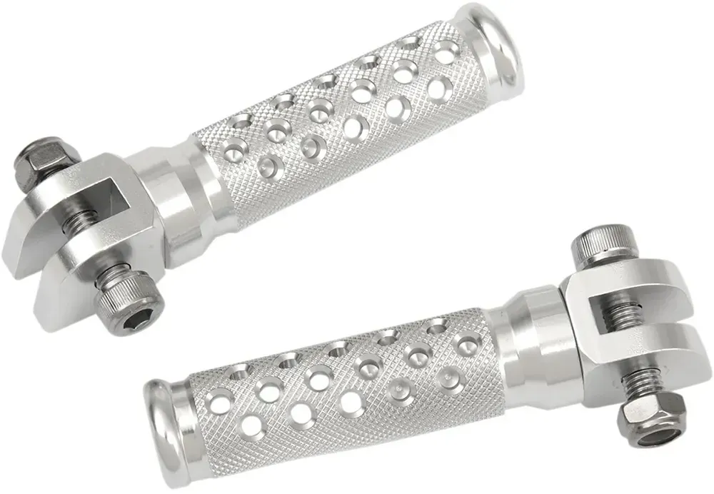 Emgo 50-11241a Fußrasten - Silver / Silver - One Size