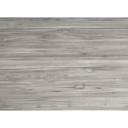 Tischsets I Platzsets abwaschbar - Graue Holzmaserung - aus erstklassigem Vinyl (Kunststoff – BPA-frei) - 4 Stück – 44x32 cm – rutschfest