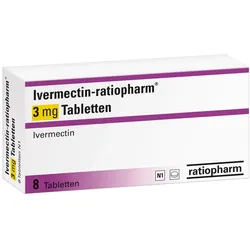 Ivermectin-ratiopharm 3 mg Tabletten 8 St