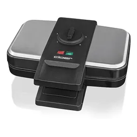 Cloer Brüsseler 1459 Waffeleisen silber/schwarz