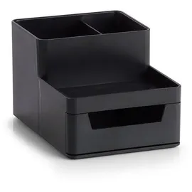 Zeller Schreibtisch-Organizer schwarz 4 St.