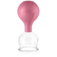 pulox Schröpfglas aus Echtglas pink 1 St