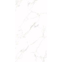 Euro Stone Feinsteinzeugfliese Marmi Statuario 120 x 240 cm, weiß matt