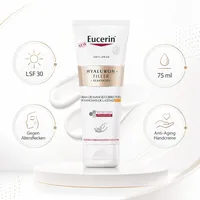 Eucerin Hyaluron-Filler Elasticity Handcreme 75ml LSF30 gegen Altersflecken