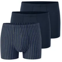 SCHIESSER 95/5 Essentials Boxershorts Blau / Gestreift L 3er Pack