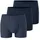 SCHIESSER 95/5 Essentials Boxershorts Blau / Gestreift L 3er Pack