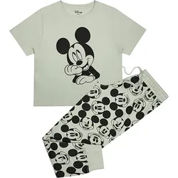 Disney Damen/Damen Dreamboat Mickey Mouse Langer Schlafanzug