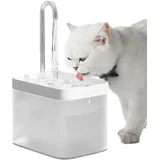 Katzen Wasserbrunnen, 1.5L Automatischer Haustier Wasserbrunnen, USB Katze Wassernapf Trinkbrunnen, Super Leiser Katzenbrunnen mit Filter, Große Kapazität Automatischer Zirkulierender Haustier