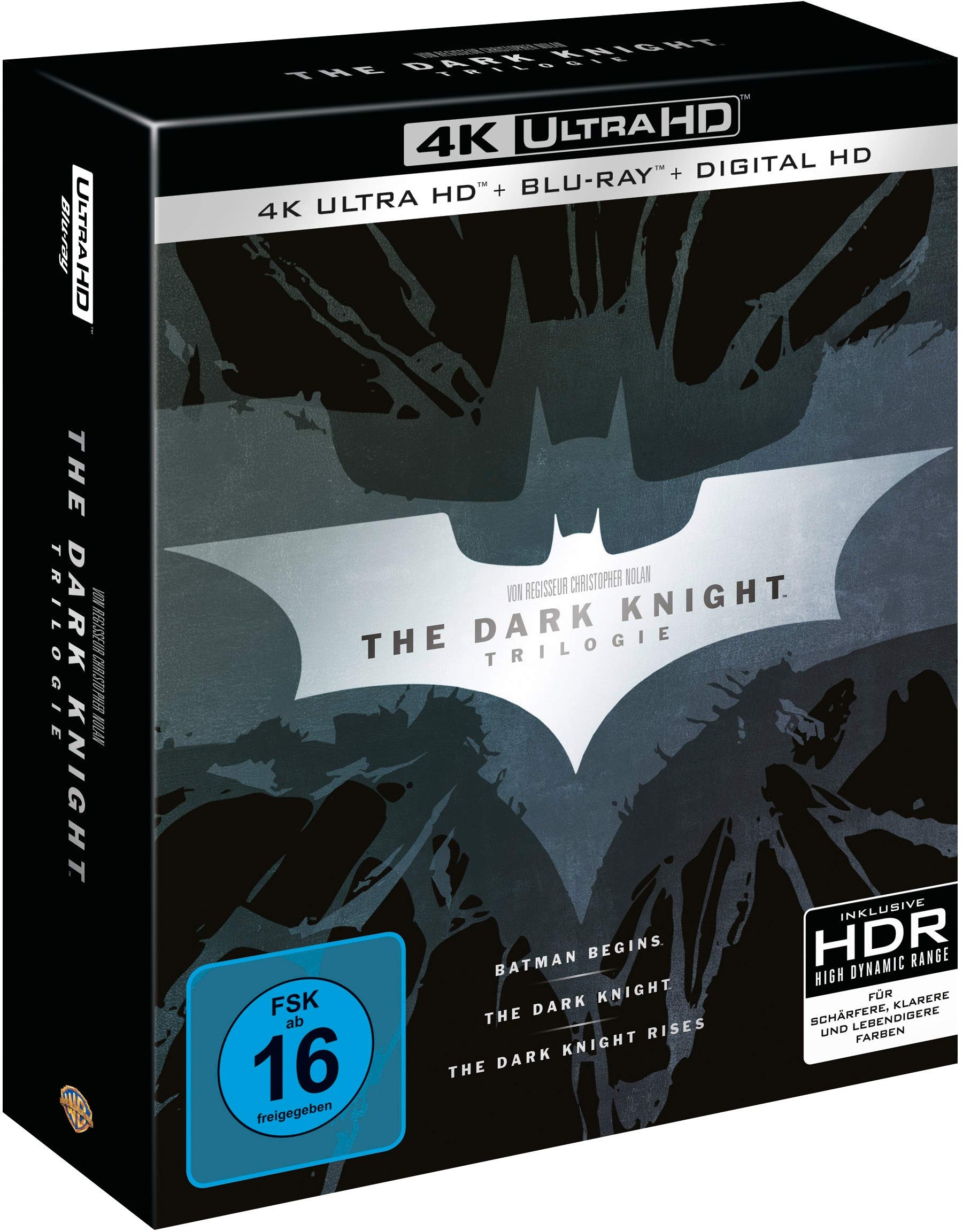 The Dark Knight Trilogy Limited Edition [4K UHD] + [Blu-ray) (exklusiv bei Amazon.de)