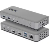 Startech USB-C Dockingstation Dual 4K 60Hz DisplayPort MST Dock 100W Power Delivery Laptop-Ladung 1GbE treiberlos Windows Profi Laptop