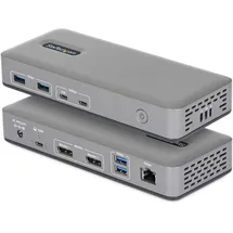 Startech USB-C Dockingstation Dual 4K 60Hz DisplayPort MST Dock 100W Power Delivery Laptop-Ladung 1GbE treiberlos Windows Profi Laptop