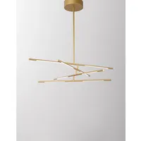 Nova Luce Raccio 1-flg. Ø 81 cm Metall gold