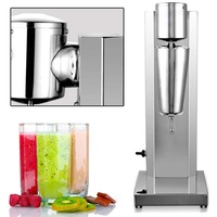 Milk Shake Maker Stainless Mixer Smoothie Frappe Malt Drink Blender Mixer 180W Volumen:650ml 18 * 18 * 53cm