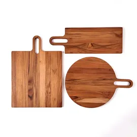 Teakhaus Bistro Servierbrett Teakholz 1 47 x 36 cm Braun