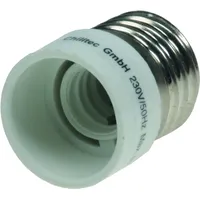 ChiliTec Lampensockel-Adapter, Kunststoff E14 auf E27