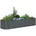 vidaXL Garten-Hochbeet verzinkter Stahl 240 x 80 x 44 cm Grau