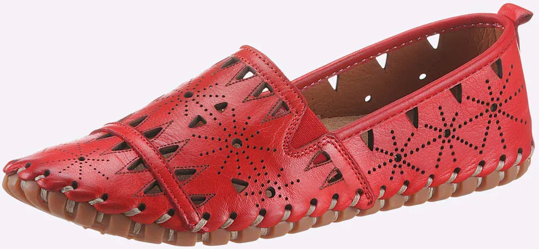 Preisvergleich Produktbild Slipper GEMINI Gr. 40, rot Damen Schuhe