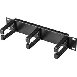 Renkforce RF-4746652 10 Kabelhalter Festeinbau Geeignet für Schranktiefe: ab 300 mm Schwarz