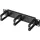 Renkforce RF-4746652 10 Kabelhalter Festeinbau Geeignet für Schranktiefe: ab 300 mm Schwarz