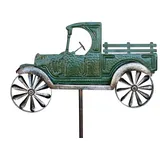DanDiBo Ambiente Gartenstecker Oldtimer Auto XL 160 cm Grün