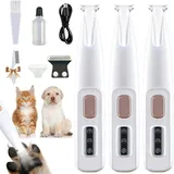 MylittlePaw Patounet - PräzisionsKatzenhaarschneidemaschine, Schermaschine Katze, Pfotentrimmer für Kleine Hunde mit LED-Beleuchtung, für Pfoten, Augen, Ohren, Gesicht und Gesäß (Artikel)