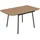 Outsunny Gartentisch 140 x 80 x 75 cm Braun
