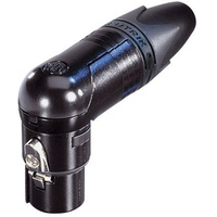 Neutrik NC3FRX-BAG XLR-Steckverbinder Buchse, gewinkelt Polzahl: 3 Schwarz