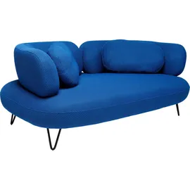 Kare Sofa Peppo 2-Sitzer Blau 182cm