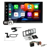 Kenwood Autoradio WiFi Apple CarPlay Android für Alfa Romeo Spider mit OEM Navi