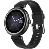 SHANG WING Lynn Smartwatch Damen,1.1 Zoll Klein Touchscreen Fitnessuhr Damen,Klein Stilvoll Fitnessuhr mit Schrittzähler Schlafmonitor SpO2-Überwachung Pulsuhr Smartwatch für Android iOS