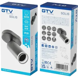 Gtv Solis 1 GU10 schwarz