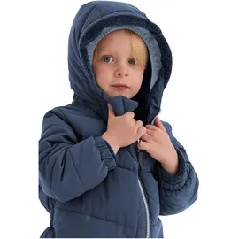 KILLTEC first instinct by killtec FIOW 32 MNS ONPC Overall/Schneeanzug in Daunenoptik mit Kapuze, dunkelblau