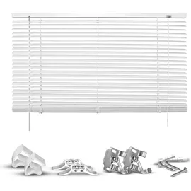 Good Life Klemmfix-Jalousie Matti 40 x 160 cm Weiß