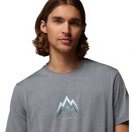 Columbia Parsons Point Graphic City Grey Heather/Pointed Peaks XL