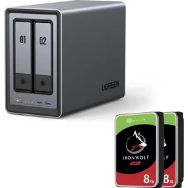 UGREEN NASync DXP4800 NAS System 4-Bay 24TB inkl. 4x Seagate IronWolf ST6000VN006 6 TB