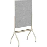 SpeaKa Professional Glas-Magnetboard 907 mm x 1107 mm Weiß/Grau