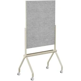 SpeaKa Professional Glas-Magnetboard 907 mm x 1107 mm Weiß/Grau