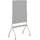 SpeaKa Professional Glas-Magnetboard 907 mm x 1107 mm Weiß/Grau