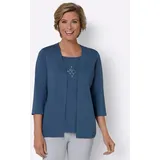 Sieh an! 2-in-1-Shirt in jeansblau | Gr.: 52