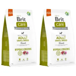 BRIT CARE Hund Hypoallergen Adult Kleine Rassen Lamm 2x7kg