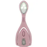 Moses moses. libri_x Leselicht Lumi® Plus Eule, Klemmleuchte mit stufenlosem Dimmer zum Lesen im Dunkeln, LED Leselampe in Altrosa